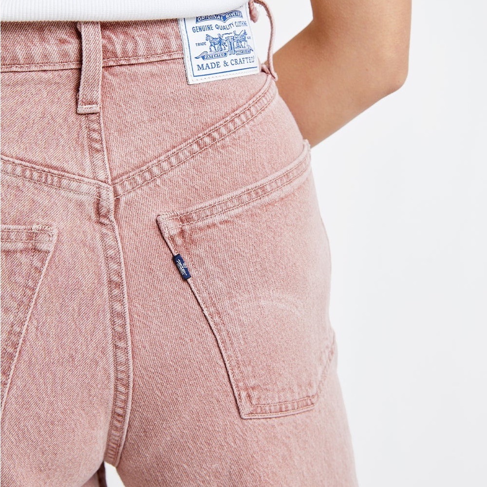 New Levi’s Made and Crafted High Loose Women's Jeans pink sand - Picture 6 of 11